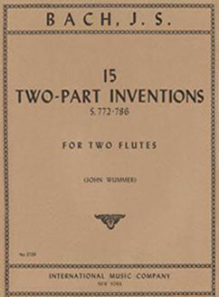Bach, J.S. - 15 Two-Part Inventions - FLUTISTRY BOSTON