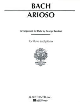 Bach, J.S. - Arioso - FLUTISTRY BOSTON