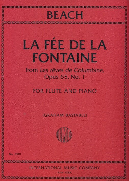 Beach, A. - La Fée de la Fontaine, Op. 65, No. 1 - FLUTISTRY