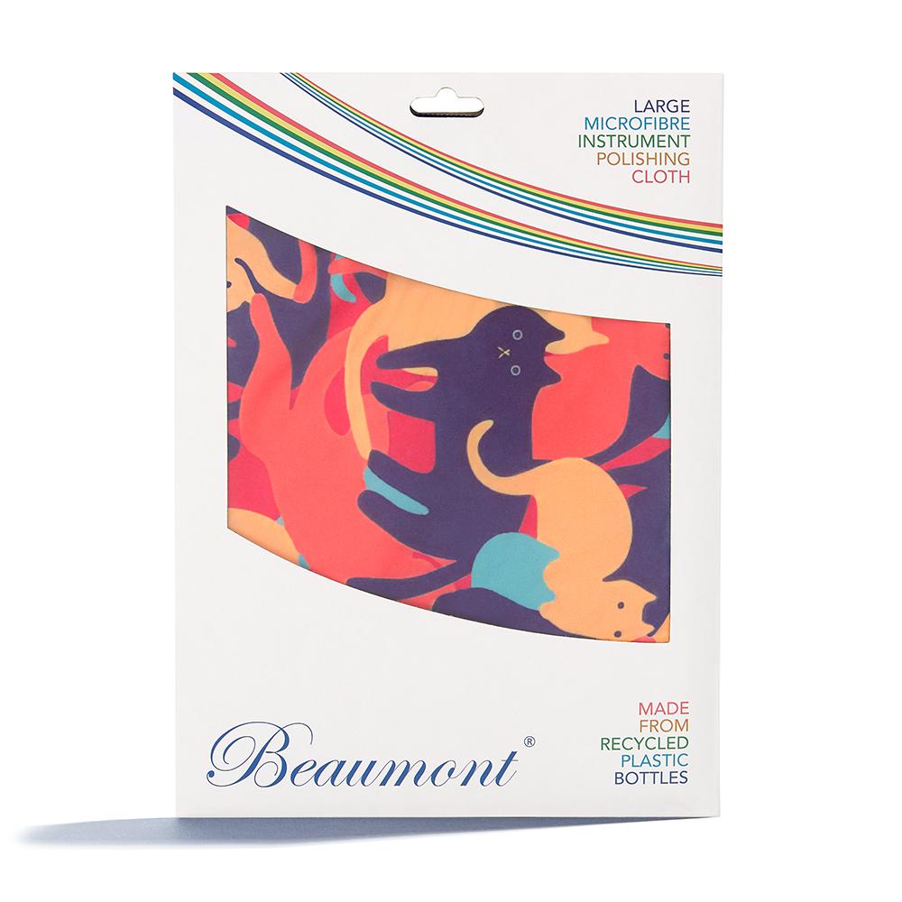 Beaumont Large Microfiber Cloth - Kitty Cat - FLUTISTRY