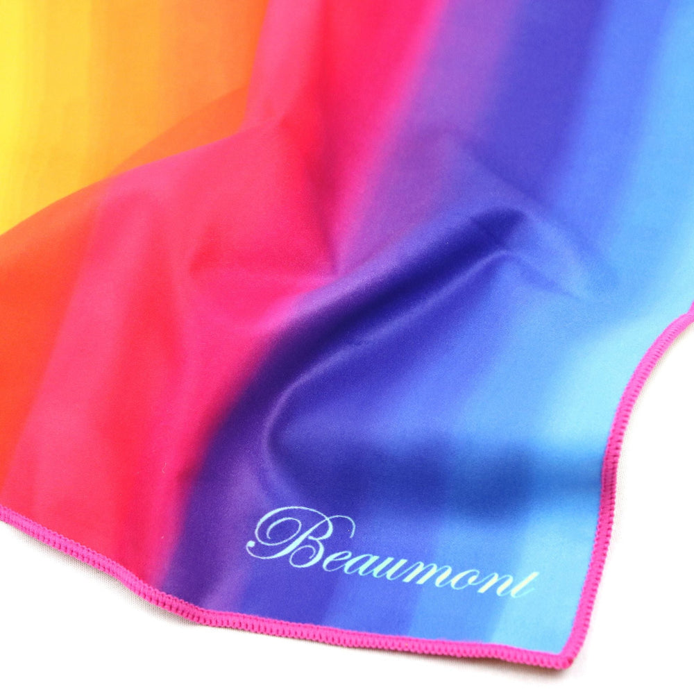 Beaumont Large Microfibre Cloth - Hazy Rainbow - FLUTISTRY