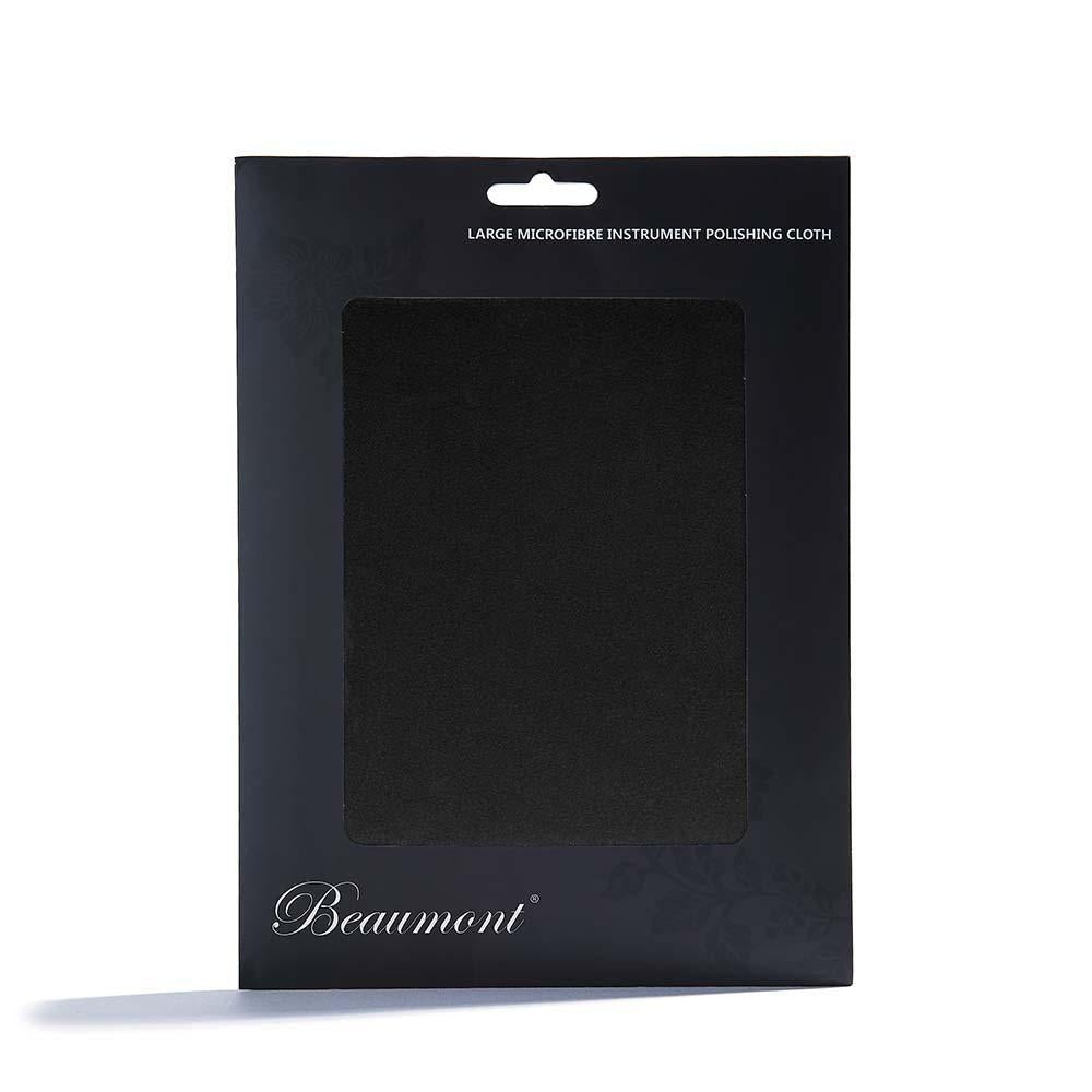 Beaumont Large Microfibre Cloth - Symphonic Black - FLUTISTRY