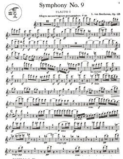 Beethoven, L. - Symphony No. 9 - Flute I - FLUTISTRY