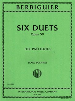 Berbiguier, B. - Six Duets, Op. 59 - FLUTISTRY