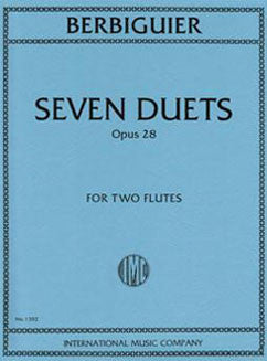 Berbiguier, B. - Seven Duets, Op. 28 - FLUTISTRY BOSTON