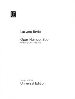 Berio, L. - Opus Number Zoo, Parts - FLUTISTRY