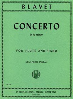 Blavet, M. - Concerto in A minor - FLUTISTRY
