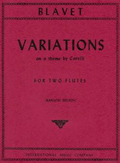 Blavet, M. - Varations on a theme by Corelli - FLUTISTRY