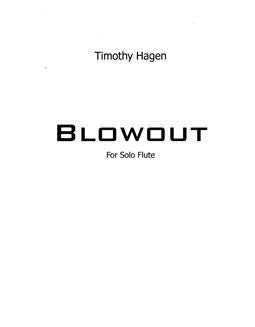 Hagen, T. - Blowout - FLUTISTRY BOSTON