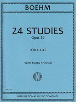 Boehm, T. - 24 Studies Op. 26 - FLUTISTRY
