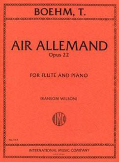 Boehm, T. - Air Allemand - FLUTISTRY