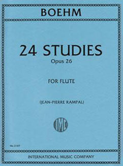 Boehm, T. - 24 Studies Op. 26 - FLUTISTRY BOSTON