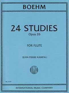 Boehm, T. - 24 Studies Op. 26 - FLUTISTRY BOSTON