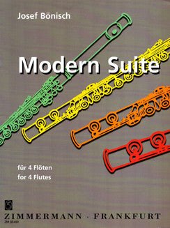 Bonisch, J. - Modern Suite for 4 Flutes - FLUTISTRY