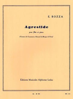 Bozza, E. - Agrestide - FLUTISTRY