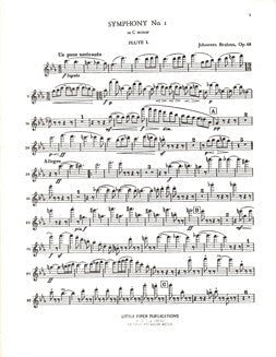 Brahms, J. - Symphony No. 1 - Flute I - FLUTISTRY