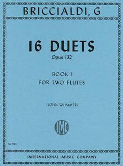 Briccialdi, G. - 16 Duets, Op. 132: Book 1 - FLUTISTRY