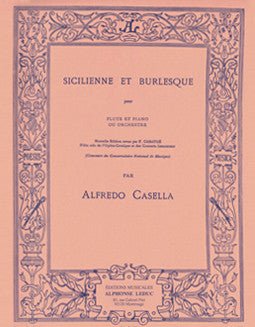 Casella, A. - Sicilienne et Burlesque - FLUTISTRY