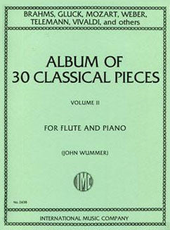 Album of 30 Classical Pieces: Vol. II - FLUTISTRY BOSTON