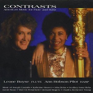 Contrasts, American Music for Flute and Harp CD (Leone Buyse) - FLUTISTRY