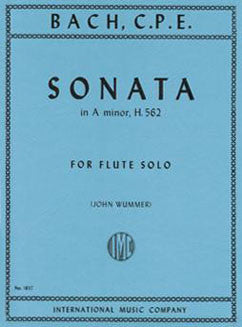 Bach, C.P.E. - Sonata in A minor - FLUTISTRY BOSTON