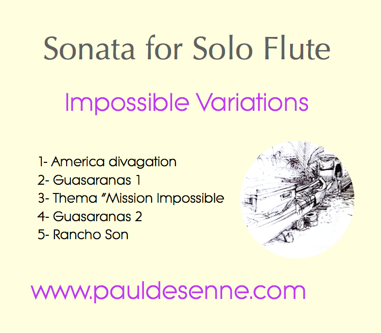 Desenne, P. - Sonata for Solo Flute - FLUTISTRY