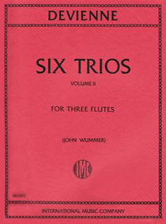 Devienne, F. - Six Trios: Vol. II - FLUTISTRY BOSTON