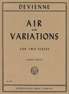 Devienne, F. - Air with Variations - FLUTISTRY BOSTON
