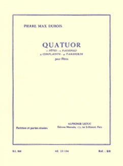 Dubois, P.M. - Quatuor - FLUTISTRY