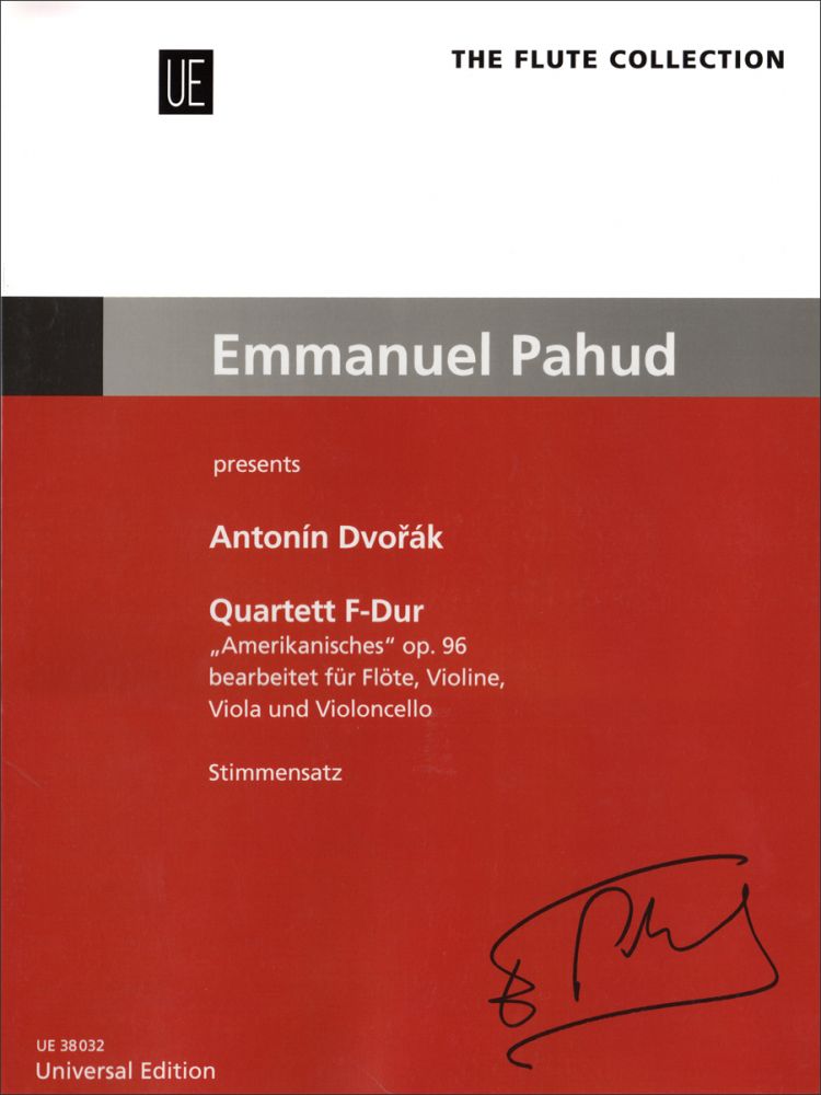 Dvorak, A. - Quartet in F Major "American," Parts - FLUTISTRY