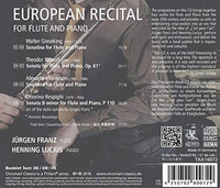 European Recital for Flute and Piano CD (Jürgen Franz) - FLUTISTRY
