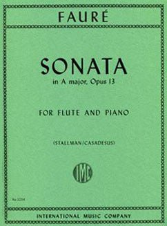 Faure, G. - Sonata in A major Op. 13 - FLUTISTRY