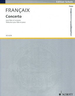 Francaix, J. - Concerto - FLUTISTRY