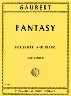 Gaubert, P. - Fantasy - FLUTISTRY