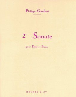 Gaubert, P. - Sonata No. 2 - FLUTISTRY