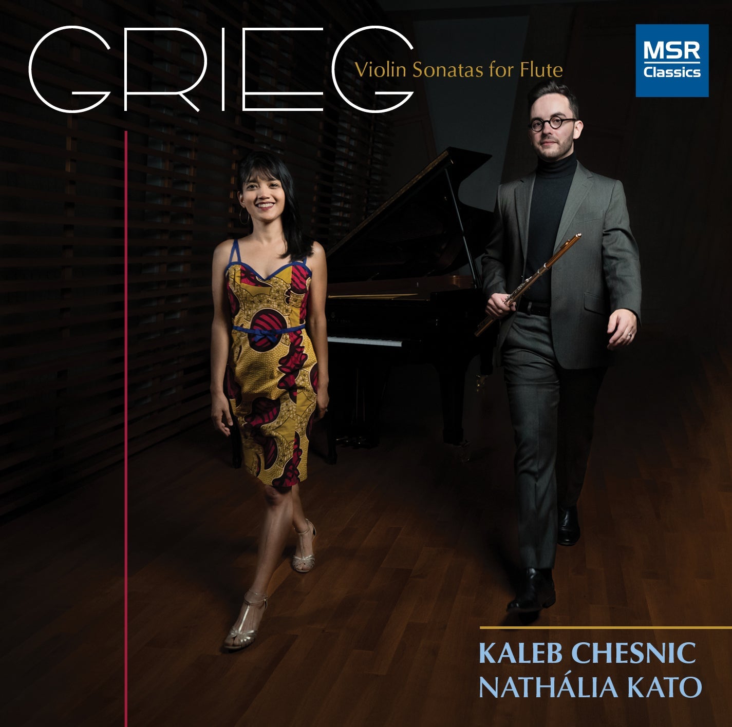 Grieg: Violin Sonatas for Flute CD (Kaleb Chesnic) - FLUTISTRY