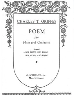 Griffes, C. - Poem - FLUTISTRY BOSTON