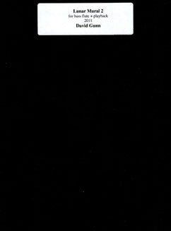 Gunn, D. - Lunar Mural 2 for alto flute & playback - FLUTISTRY