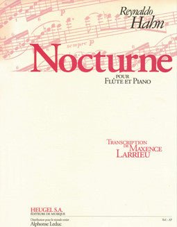 Hahn, R. - Nocturne - FLUTISTRY