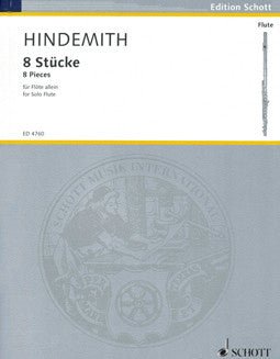 Hindemith, P. - 8 pieces - FLUTISTRY
