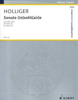 Holliger, H. - Sonate (in)solit(air)e - FLUTISTRY
