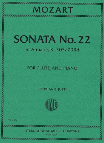 Mozart, W.A. - Sonata No. 22 in A Major, K. 305/293d