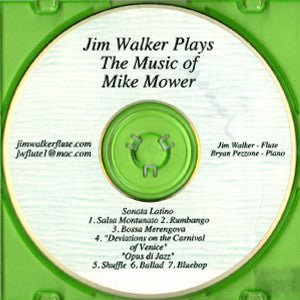 Jim Walker Plays The Music of Mike Mower CD (Jim Walker) - FLUTISTRY