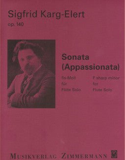 Karg - Elert, S. - Sonata (Appassionata) in F sharp minor - FLUTISTRY