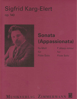Karg-Elert, S. - Sonata (Appassionata) in F sharp minor