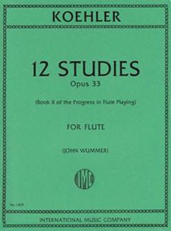 Koehler, E. - 12 Studies Op. 33 - FLUTISTRY