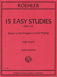 Koehler, E. - 15 Easy Studies Op. 33