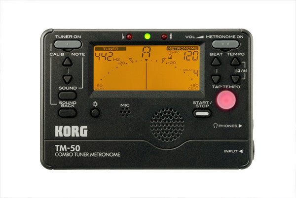 Korg TM - 50 - Combo Tuner/Metronome - FLUTISTRY