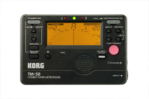 Korg TM-50 - Combo Tuner/Metronome - FLUTISTRY BOSTON
