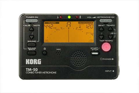Korg TM-50 - Combo Tuner/Metronome - FLUTISTRY BOSTON